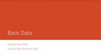 Image of Basis Data

Peranan Basis Data
Struktur Data Dan Basis Data