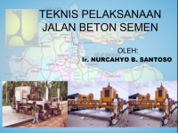 Image of TEKNIS PELAKSANAAN JALAN BETON SEMEN