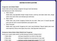 SISTEM STATER ELEKTRIK