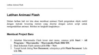 Image of Latihan Animasi Flash