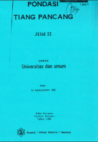 Image of PONDASI TIANG PANCANG 2