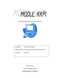 Image of MODUL KKPI
(Keterampilan Komputer Pengelolaan Informasi)