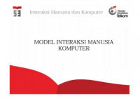 Image of MODEL INTERAKSI MANUSIA

KOMPUTER