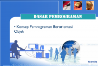 Image of DASAR PEMROGRAMAN
Konsep Pemrograman Berorientasi
Objek