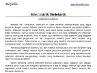 Sifat Listrik Dielektrik