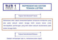 Image of REPRESENTASI SISTEM
TENAGA LISTRIK