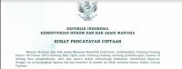 REPUBLIK INDONESIA

KEMENTERIAN HUKUM DAN HAK ASASI MANUSIA
SURAT PENCATATAN CIPTAAN