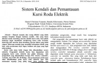 Image of Sistem Kendali dan Pemantauan

Kursi Roda Elektrik