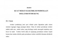 Image of KUAT MEDAN ELEKTRIK DI PERMUKAAN
ISOLATOR PENDUKUNG