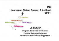 Keamanan Sistem Operasi & Aplikasi
SIF61