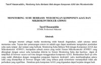 Image of MONITORING SUHU BERBASIS WEB DENGAN KOMPONEN AJAX DAN

MIKROKONTROLER AT89S51