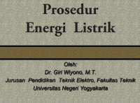 Image of Prosedur
Energi Listrik