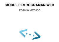 Image of MODUL PEMROGRAMAN WEB 
FORM & METHOD