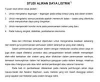 Image of STUDI ALIRAN DAYA LISTRIK*)