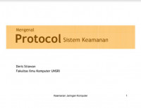 Mengenal
Protocol Sistem Keamanan