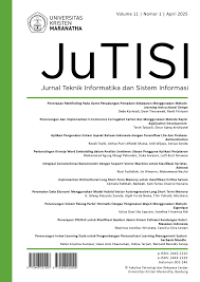 Image of JuTISI (Jurnal Teknik Informatika dan Sistem Informasi) Vol 11 No 1  2025