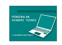 E-BOOK PENGENALAN EKONOMI TEKNIK