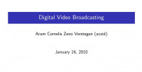 Image of DIGITAL VIDEO BROADCASTING