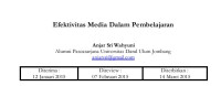 Image of Efektivitas Media Dalam Pembelajaran