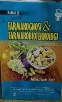 Image of FARMAKOGNOSI & FARMAKOBITEKNOLOGI VOLUME 3