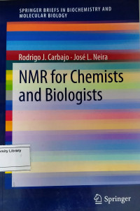 NMR for chemists and biologists