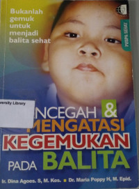 Mencegah & Mengatasi Kegemukan Pada Balita