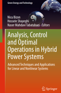 Image of Analysis, Control and
Optimal Operations in
Hybrid Power Systems