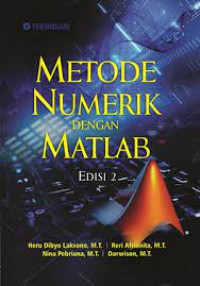 Image of METODE NUMERIK DENGAN MATLAB
