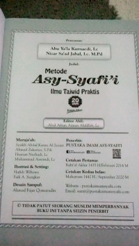 Image of Metode Asy-Syafi'i