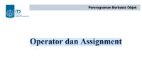 Image of Operator dan Assignment