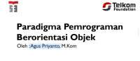 Paradigma Pemrograman
Berorientasi Objek