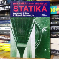 Image of MEKANIKA UNTUK INSINYUR STATIKA Edisi Keempat