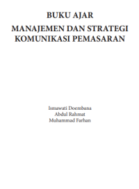 MANAJEMEN DAN STRATEGI
KOMUNIKASI PEMASARAN