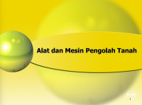 Alat dan Mesin Pengolah Tanah