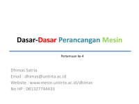 Dasar-Dasar Perancangan Mesin