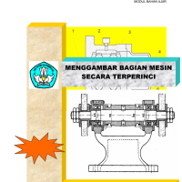 Image of Menggambar Bagian Mesin Secara Terperinci