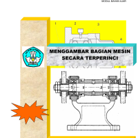 Menggambar Bagian Mesin Secara Terperinci