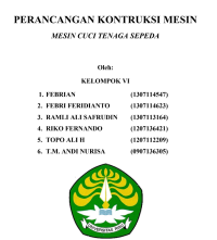 Image of Perancangan Kontruksi Mesin