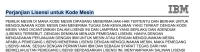 Image of Perjanjian Lisensi Untuk Kode Mesin