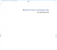 Materials Science and Engineering
An Introduction