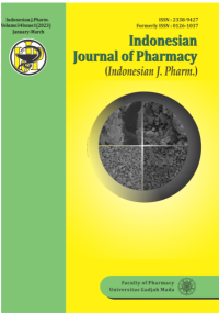 Image of Indonesian Journal of Pharmacy Vol 34 No 3 2023