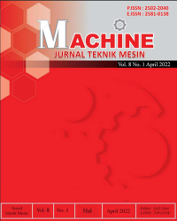 Jurnal Teknik Mesin Vol 8 N 1 2022