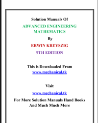 Image of Solution Manuals Of

ADVANCED ENGINEERING

MATHEMATICS