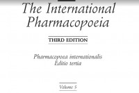 The International Pharmacopoeia 3rd ed