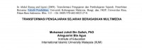 Image of TRANSFORMASI PENGAJARAN SEJARAH BERASASKAN MULTIMEDIA