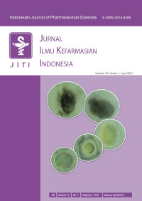 Jurnal Ilmu Kefarmasian Indonesia Volume 19, No 1 2021