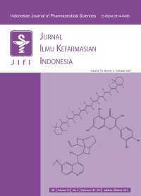 Jurnal Ilmu Kefarmasian Indonesia Volume 19, No 2 2021