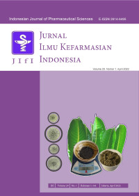 Image of Jurnal Ilmu kefarmasian Indonesia Volume 20 No 1 2022