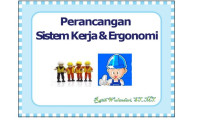 Image of E- BOOK Perancangan Sistem Kerja & Ergonomi