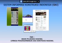 Image of PAPARAN UMUM SISTEM INFORMASI KONSTRUKSI INDONESIA (SIKI)